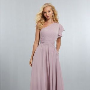 Mori Lee Bridesmaids dress 21554 - A-Line Chiffon Gown